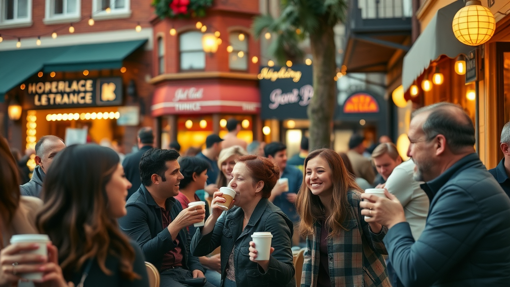 North Beach street scene, outdoor café, Italian heritage, san francisco attractions
